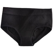 ショーツ スタンダードショーツ パンティー 下着 インナー パンツ レディース 女性 股上深め シンプル デイリー おしゃれ ハニカム構造 子宮温活 冷え対策 冷え防止 単色 無地 婦人用
