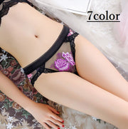 レディースショーツ シースルー スタンダード 透け感 単品 花柄 フラワー レースつき セクシー パンツ パンティー インナー 可愛い かわいい おしゃれ 女性用下着 女性用 婦人用 レディースパンツ