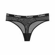 Tバックショーツ パンツ パンティー 下着 レディース 女性用 インナー タンガ 無地 メッシュ 透け セクシー シンプル スポーティ フィットネス S M L XL