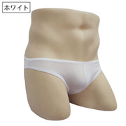 ブリーフ メンズショーツ ビキニブリーフ 男性用下着 紳士用 メンズ インナー パンツ 肌着 アンダーウェア メッシュ 通気性 シースルー 透け感 単色 無地 シンプル デイリー 普段使い