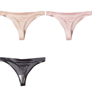 Tバックショーツ 3枚セット ショーツ パンツ パンティ シームレス ひびかない 下着 レディース 女性用 婦人 無地 単色 シンプル おしゃれ セクシー