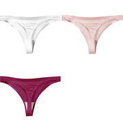 Tバックショーツ 3枚セット ショーツ パンツ パンティ シームレス ひびかない 下着 レディース 女性用 婦人 無地 単色 シンプル おしゃれ セクシー