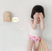 ショーツ 3枚セット ボクサー スタンダード パンツ キッズ 子供用 女の子 下着 インナー 花 フラワー ウサギ うさぎ アニマル 動物 ピンク カラフル かわいい おしゃれ アンダーウェア