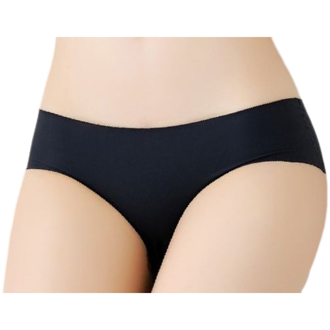ヒップハンガーショーツ レディース 女性用下着 インナー パンツ シームレス ブラック バリエーション画像