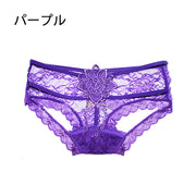 ヒップハンガー ショーツ レディース セクシー 下着 パンツ ランジェリー 紐 バックストリングス シースルー 透け感 レース インナー パンティー ローライズ 花 おしゃれ かわいい エレガント デート 記念日