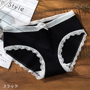 スタンダードショーツ パンツ レディース 女性 婦人用 大きいサイズ ゆったり 下着 インナー レース シームレス リブ パンティ リボン フルバック 無地 単色 おしゃれ きれいめ かわいい リラックス シンプル カラバリ豊富 普段着 デイリー 黒 カーキ 緑 ベージュ 紫 ピンク 灰 アズキ 青
