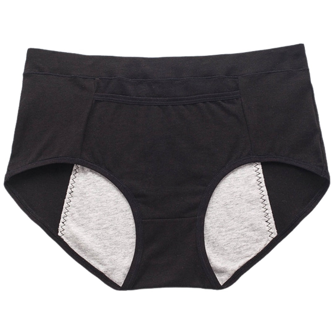 サニタリーショーツ 生理用ショーツ ポケット付き スタンダード レディース 女性 パンツ アンダーウェア インナー 下着 無地 単色 シンプル