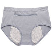 サニタリーショーツ 生理用ショーツ ポケット付き スタンダード レディース 女性 パンツ アンダーウェア インナー 下着 無地 単色 シンプル