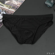 ブリーフパンツ ショーツ メンズ 男性 下着 アンダーウェア インナー 薄手 シースルー 無地 ブラック ホワイト レッド ベージュ シンプル 通気性 ムレにくい