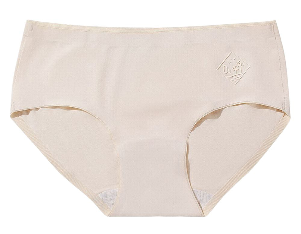 レディースショーツ シームレスショーツ シームレス スタンダード 単品 ショーツ パンツ パンティー レディース ひびかない 響かない 縫い目なし 無縫製 ワンポイント インナー 女性下着 ランジェリー カジュアル シンプル 女性用 婦人用 M L XL