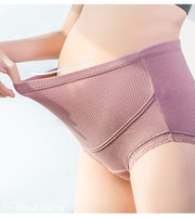 マタニティショーツ ショーツ パンツ 単品 女性 レディース インナー 下着 無地 リボン 股上深め レース マタニティー用 産前 産後