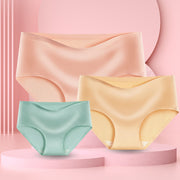 スタンダードショーツ レディース 大きいサイズ 下着 パンツ シームレス 響きにくい フルバック 通気性 薄手 抗菌 無地 シンプル