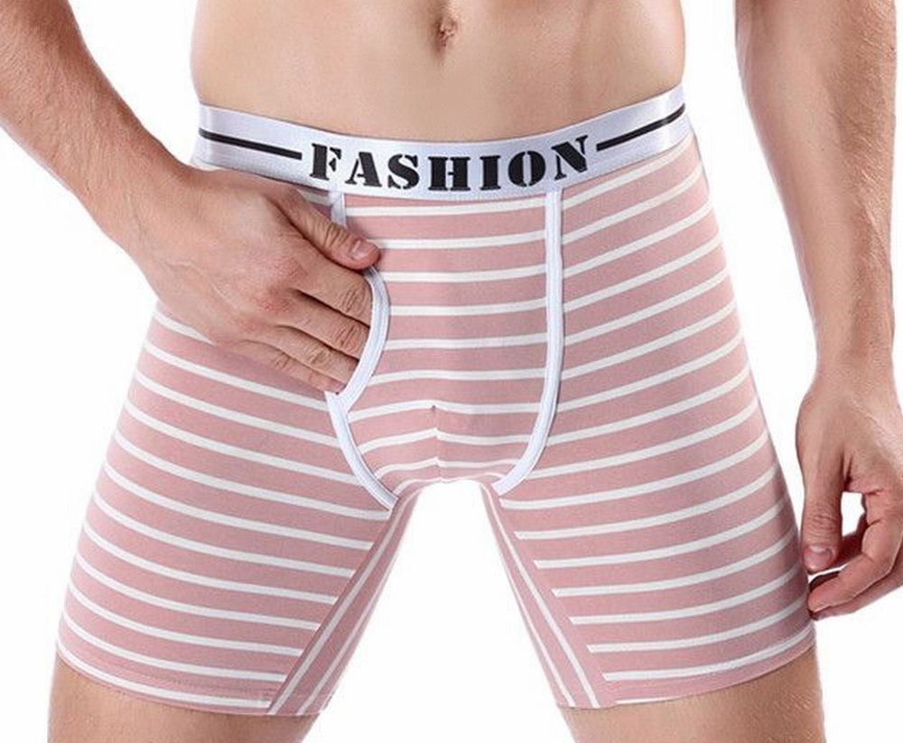 メンズショーツ ロングボクサーパンツ ボックスショーツ インナー 男性下着 前閉じ 08レッド バリエーション画像