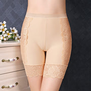 ボックスショーツ 単品 3分丈 ショーツ ハイウエスト パンツ パンティ 下着 レディース 女性 婦人 大きいサイズ有 花柄 レース 単色 おしゃれ かわいい