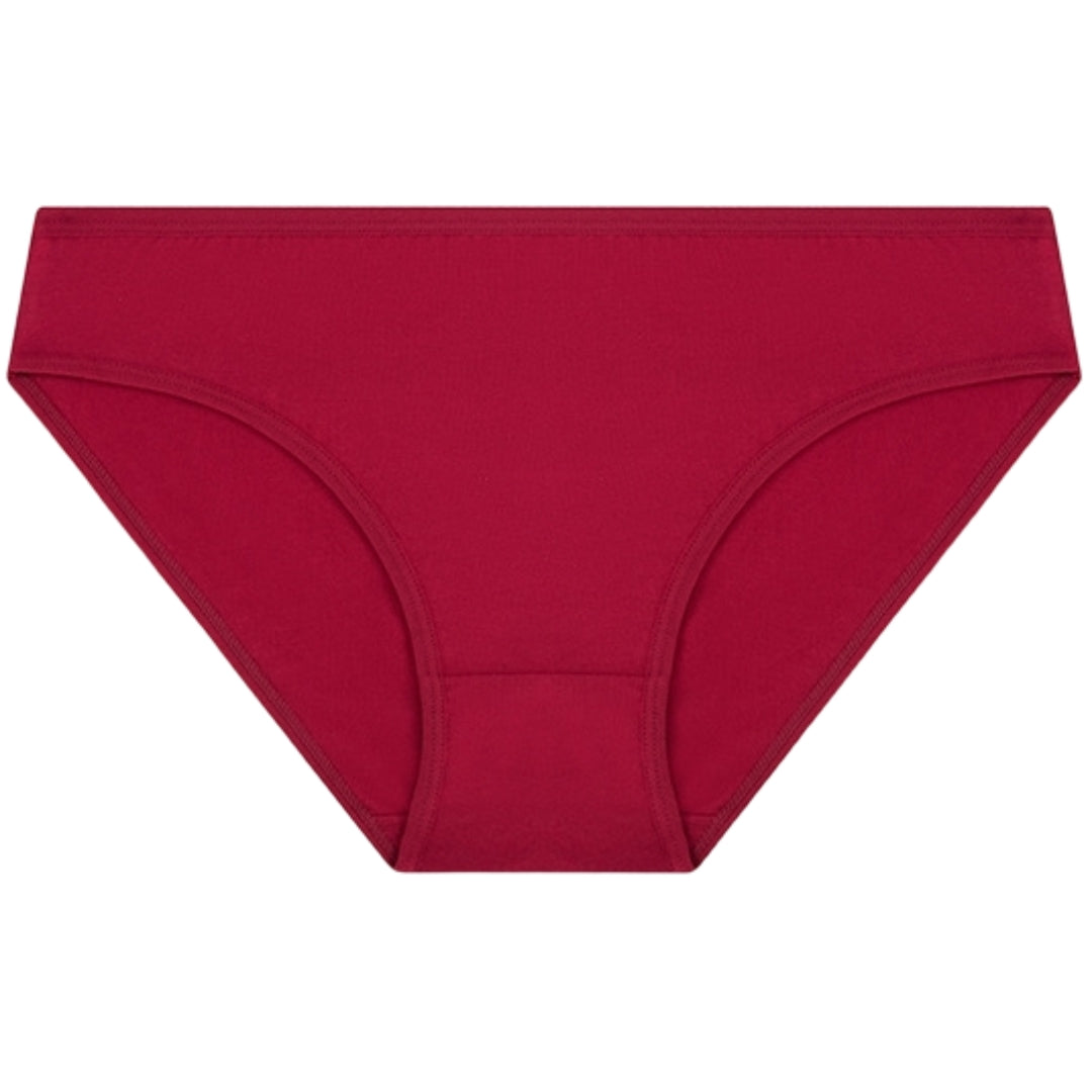 ヒップハンガーショーツ レディース 女性用 インナー 無地 単色 レッド バリエーション画像