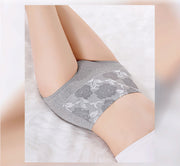 スタンダードショーツ ハイウエスト 深履き レディース 女性用 インナー 下着 パンツ 花柄 お腹引き締め 大きいサイズ おしゃれ かわいい 普段使い