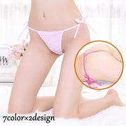 Tバックショーツ Gストリング ヒップハンガー レディース 勝負下着 セクシーランジェリー 紐パン ローライズ ハイレッグ 無地