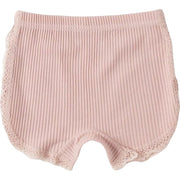 オーバーパンツ インナーパンツ 見せパン 3分丈 ペチパンツ ショートパンツ キッズ ジュニア 子供 下着 肌着 リブ カットソー レース おしゃれ かわいい 女の子 女児 小学生 デイリー 普段使い