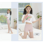 オーバーパンツ インナーパンツ 見せパン 3分丈 ペチパンツ ショートパンツ キッズ ジュニア 子供 下着 肌着 リブ カットソー レース おしゃれ かわいい 女の子 女児 小学生 デイリー 普段使い