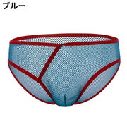 ビキニブリーフ メンズショーツ 男性用下着 パンツ ローライズ ヒップハング フルバック メッシュ シースルー 伸縮性 セクシー