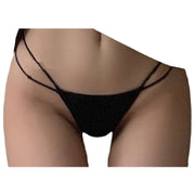 ふんどし型パンツ 単品 1枚 ショーツ レディース 女性用 パンツ 紐パン パンティー インナー 下着 単品 定番 無地 単色 白 黒 細紐 伸縮性 通気性 可愛い デイリー おしゃれ セクシー 女子力アップ 婦人用