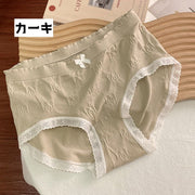 ショーツ スタンダードショーツ レディース 女性 下着 パンツ リボン レース 通気性 シンプル かわいい カジュアル