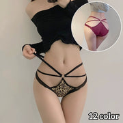 ヒップハンガーショーツ ハーフバックショーツ ヒップハンガー パンツ 下着 女性 レディース セクシー sexy レース シンプル 無地 豹柄 紐パン 紐ショーツ 可愛い お洒落 ローウエスト