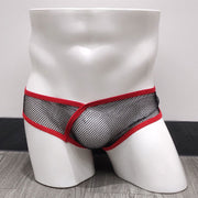 ビキニブリーフ メンズショーツ 男性用下着 パンツ ローライズ ヒップハング フルバック メッシュ シースルー 伸縮性 セクシー