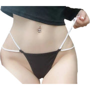 Tバックショーツ タンガ 紐パン レディース 下着 パンツ パンティ ランジェリー 無地 単色 シンプル セクシー 女性 婦人