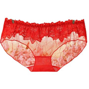 ヒップハンガーショーツ ヒップハング ローライズ パンティー 下着 股上浅め レディース 女性  透け感 セクシー おしゃれ かわいい フルバック キュート シースルー 単色 レース 刺繍 インナー sexy 婦人用