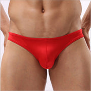 ビキニブリーフ メンズ ショーツ パンツ 男性下着 ローライズ ヒップハング 股上浅め シンプル 無地 ソリッドカラー セクシー ローウエスト アンダーウェア