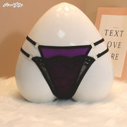 Tバックショーツ タンガショーツ 紐パン レディース 女性 パンツ 下着 インナー サイド紐 フェイクレイヤード 重ね着風 レース レッド ブラック ブルー セクシー 大人っぽい 華やか かわいい キュート