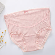 マタニティショーツ レディース 妊婦用 産前 産後 単品 ハイウエスト パンツ 大きいサイズあり レース リボン 単色 シンプル ボタンホール付きゴム 出産準備 女性下着 インナー