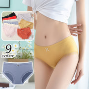スタンダードショーツ 単品 レディース  インナー 女性下着 フルバック パンツ パンティー 端レース リボン 肌着 シンプル 定番 おしゃれ かわいい アンダーウェア 上品 きれいめ 大人可愛い 婦人用