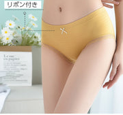 スタンダードショーツ 単品 レディース  インナー 女性下着 フルバック パンツ パンティー 端レース リボン 肌着 シンプル 定番 おしゃれ かわいい アンダーウェア 上品 きれいめ 大人可愛い 婦人用