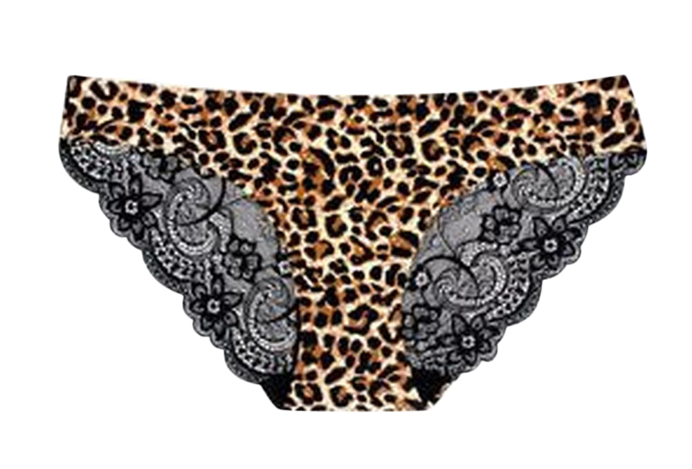 レディースショーツ スタンダード バックレース 単品 パンツ パンティー ヒョウ柄 バリエーション画像