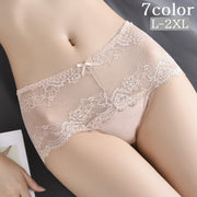 スタンダードショーツ レディース 女性用 インナー 下着 パンツ 総レース リボン 透け感 シースルー フルバック おしゃれ 上品 可愛い パンティ ランジェリー デイリー 普段使い アンダーウェア 婦人用 大きいサイズあり