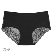 スタンダードショーツ ノーマル レディース 女性 婦人 大きいサイズ インナー 下着 パンツ 無地 フルバック レース 単色 通気性 伸縮性 シンプル 定番 ベーシック おしゃれ かわいい 上品 きれいめ ナチュラル 黒 ワイン 茶 ベージュ ネイビー ピンク