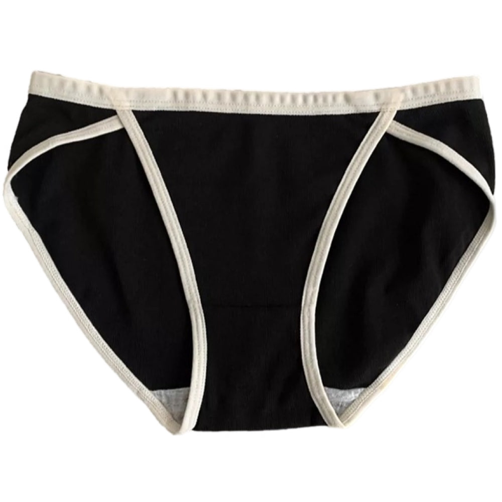 ヒップハンガーショーツ ヒップハング レディース パンツ パンティー 女性下着 インナー ローライズ ハイレグ おしゃれ かわいい バイピング ツートンカラー シンプル シック スタイリッシュ 婦人用