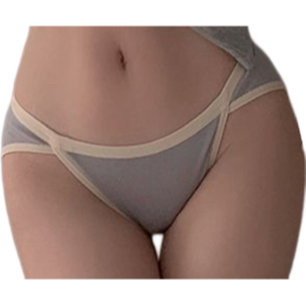 ヒップハンガーショーツ ヒップハング レディース パンツ パンティー 女性下着 インナー ローライズ ハイレグ おしゃれ かわいい バイピング ツートンカラー シンプル シック スタイリッシュ 婦人用