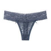 Tバックショーツ パンツ 下着 パンティ 総レース リボン レディース 女性 婦人用 セクシー かわいい キュート インナー ランジェリー シンプル タンガ 単色 透け感 エレガント 上品