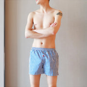 トランクス メンズ ショーツ パンツ チェック柄 ギンガムチェック かわいい ガーリー おしゃれ 下着 インナー 男性 男子 紳士