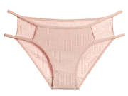 紐パン 紐ショーツ ヒモパン パンツ パンティー 単品 レディース インナー 女性下着 ランジェリー リブ セクシー シンプル 無地 単色 ソリッドカラー SEXY 女性用 婦人用 M L XL