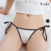 ショーツ ふんどし型パンツ 紐パン レディース パンティー 女性下着 セクシー インナー ローライズ ローウエスト ひもパン ふんどしショーツ バイピング 光沢感 おしゃれ 可愛い 無地 婦人用