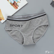 女の子用ショーツ スタンダード ノーマル 単品 パンツ パンティー 子供用 キッズ インナー 下着 英字ロゴ アルファベット 英語 スポーティー シンプル こども用 子ども用 女児 小学生 KIDS