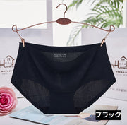 スタンダードショーツ レディース 大きいサイズ 下着 パンツ シームレス 響きにくい 通気性 メッシュ ストレッチ 伸縮性 無地