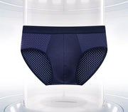 ブリーフ メッシュ 通気性 メンズショーツ ビキニブリーフ 男性用下着 紳士用 メンズ インナー パンツ 肌着 アンダーウェア 単色 シンプル 無地 さわやか おしゃれ かっこいい プレゼント ギフト デイリー 普段使い 大きいサイズ