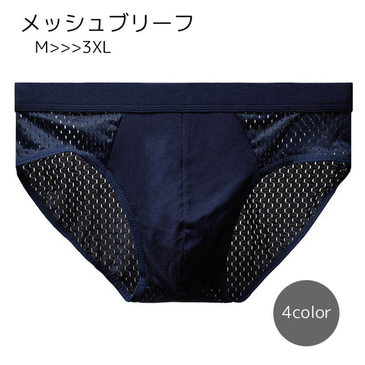 ブリーフ メンズ インナー ショーツ 前閉じ ブラック 商品画像