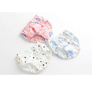 キッズショーツ 3枚セット 女の子 スタンダード パンツ インナー 下着 キッズ ジュニア 子供 女の子 プリント かわいい マーメイド 人魚 犬 風船 カジュアル ピンク ホワイト KIDS ガールズ 可愛い 女児 90 100 110 120 130