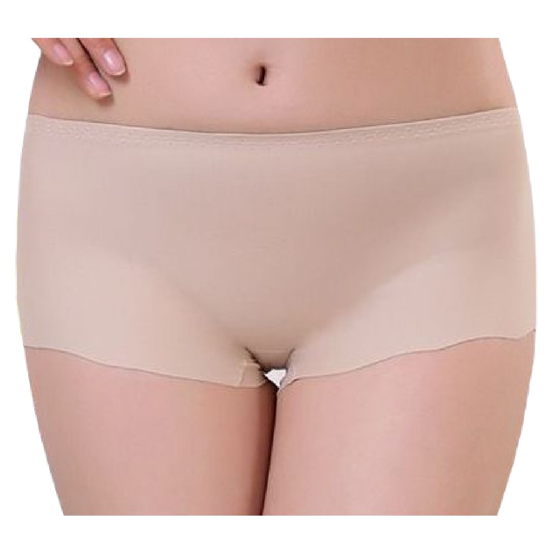 ボックスショーツ ボクサーパンツ シームレス レディース インナー ローライズ ヒップハング ボーイレッグ 無地 シンプル 伸縮性